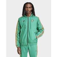 adidas Jamaica Adicolor Windbreaker - Court Green - Mens