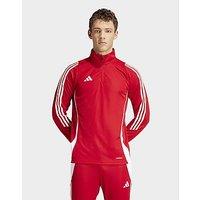 adidas Tiro 1/4 Zip Top - Team Power Red 2 - Mens