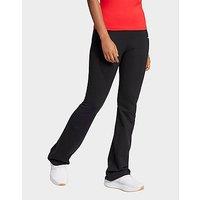 adidas Essentials Small Logo Flared Leggings - Black - Womens