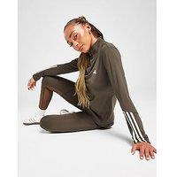 adidas Hyperglam 1/4 Zip Top - Green - Womens