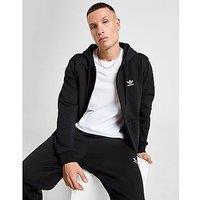 adidas Trefoil Essentials Full Zip Hoodie - Black - Mens