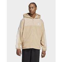 adidas Adicolor 3-Stripes Teddy Fleece Hoodie - Magic Beige - Mens