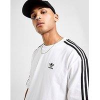 adidas Originals Oversized 3-Stripes T-Shirt - White - Mens