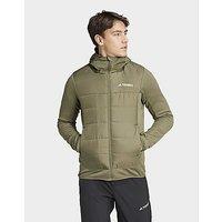 adidas Terrex Terrex Multi Hybrid Insulated Hooded Jacket - Olive Strata - Mens