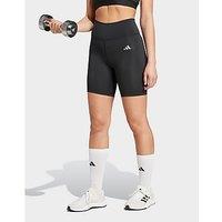 adidas Optim Essentials Stash Pocket 7-inch Short Leggings - Black - Womens