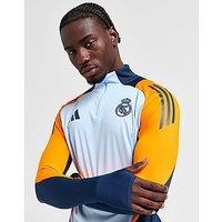 adidas Real Madrid Tiro 24 1/4 Zip Training Top - Blue - Mens