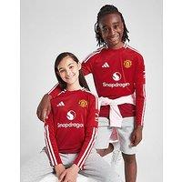adidas Manchester United FC 2024/25 Long Sleeve Shirt Jnr - Red