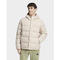 adidas Helionic Hooded Down Jacket - Wonder Beige - Mens