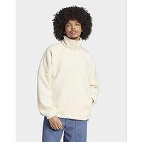 adidas Neuclassics Polar Fleece 1/2 Zip Sweatshirt - Wonder White - Mens