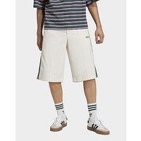 adidas '80s Loose Buttoned 3-Stripes 11-Inch Bermuda Shorts - Off White - Mens