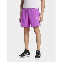 adidas Gym+ Training 3-Stripes Woven Shorts - Purple Burst - Mens