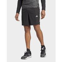 adidas Gym+ Training 3-Stripes Woven Shorts - Black - Mens