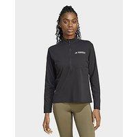 adidas Terrex Multi Climacool 1/2 Zip Long Sleeve TEE - Black