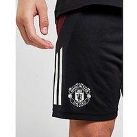 adidas Manchester United FC Training Shorts - Black - Mens