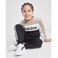 adidas Linear Crew Tracksuit Children - Multi Coloured - Kids