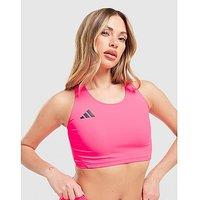 adidas Adizero Cropped Sports Bra - Pink - Womens