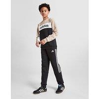adidas Badge Of Sport Colour Block Tracksuit Junior - Black