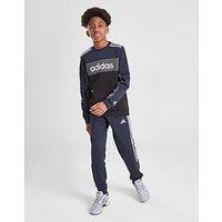 adidas Badge Of Sport Colour Block Tracksuit Junior - black