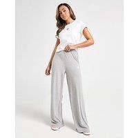 adidas Originals Essentials Rib Wide Joggers - Grey - Womens