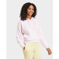 adidas Essentials 3-stripes French Terry Full-zip Hoodie - Pink - Womens