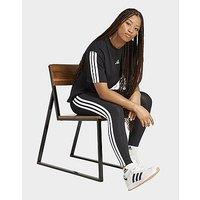 adidas Essentials 3-stripes Cotton Leggings - Black - Womens