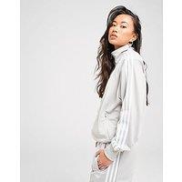 adidas Originals Oversized Firebird Track Top - Grey - Womens