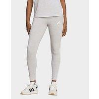 adidas Essentials 3-stripes Cotton Leggings - Grey - Womens