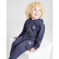 adidas Originals Trefoil Essentials Cargo Hoodie Tracksuit Infant - Blue - Kids