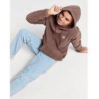 adidas Originals Sherpa Fleece Hoodie - Brown - Mens