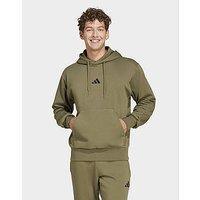 adidas Essentials Feelcozy Fleece Hoodie - Green - Mens