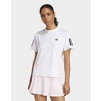 adidas Club 3-stripes Tennis Climacool Tee - White - Womens