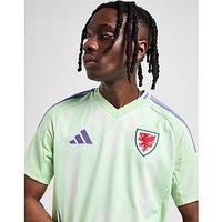 adidas Wales WEC 2025 Away Shirt - Green - Mens