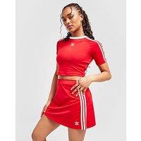 adidas Originals 3-Stripes Mini Skirt - Red - Womens