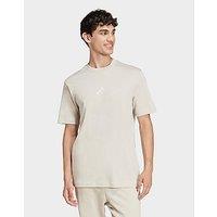adidas Essentials Small Logo Single Jersey Tee - Brown - Mens