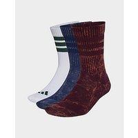 adidas Stonewash Crew Socks 3 Pairs - Red