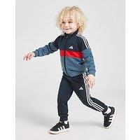 adidas Tiberio Full Zip Colour Block Tracksuit Infant - Navy