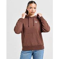 PUMA Logo Overhead Hoodie - Brown - Womens