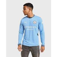 PUMA Manchester City FC 2024/25 Long Sleeve Home Shirt - Blue - Mens