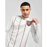 PUMA Manchester City FC Pre Match 1/4 Zip Top - White - Mens
