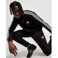 adidas Fleece 3-Stripes Tracksuit - Black - Mens