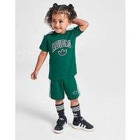 adidas Originals Varsity T-Shirt/Shorts Set Infant - Black - Kids