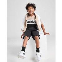adidas Linear T-Shirt/Shorts Set Children - Black - Kids