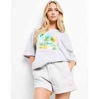 adidas Originals Island Club Shorts - Grey - Womens