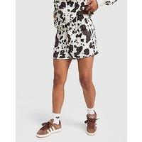 adidas Originals Cow Print Satin Shorts - Multicolor - Womens