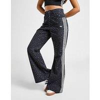 adidas Originals Leopard Print Denim Jeans - Black - Womens