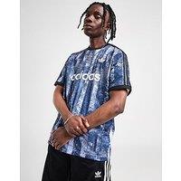 adidas Originals Football T-Shirt - Purple - Mens