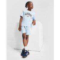 adidas Originals Varsity T-Shirt/Shorts Set Children - Blue
