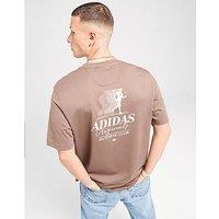 adidas Originals Running Club T-Shirt - Brown - Mens