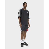 adidas Adicolor 3-stripes Oversized Tee - Black - Mens
