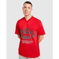 adidas Originals Mesh Varsity Jersey - Red - Mens